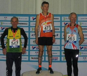 Podium France master 3000m